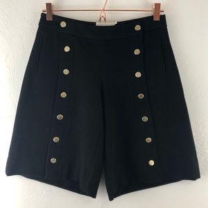 Anthropologie Elevenses Long black Shorts